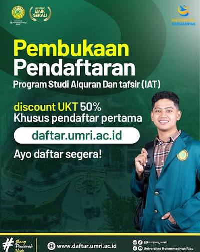 Penerimaan Mahasiswa Baru Prodi Ilmu Al-Qur’an dan Tafsir UMRI